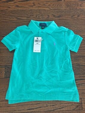 Polo by Ralph Lauren Kids' Teal Short-Sleeve Polo NWT